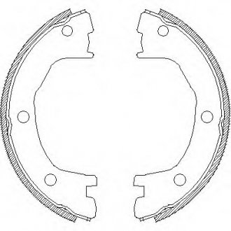 Гальмівні колодки барабанні ROADHOUSE 4712.00