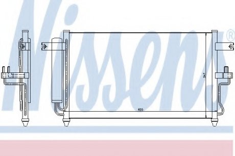 Радиатор кондиционера NISSENS 94453 (фото 1)