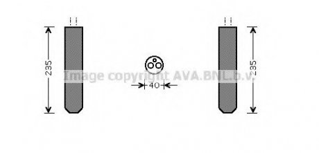 Осушувач кондиціонера AVA TO D017 (фото 1)