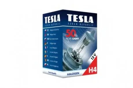 Автолампа 60 W 12 V прозора TESLA B30401