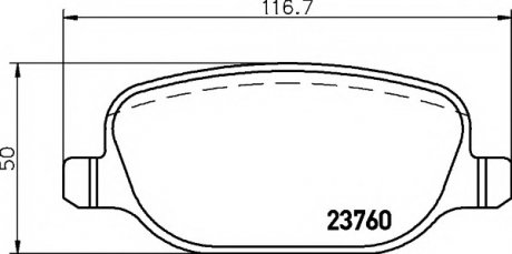 Гальмівні колодки дискові (TMD) TEXTAR 2376002