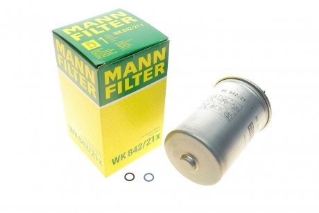 Топливный фильтр MANN (Манн) WK842/21X (фото 1)