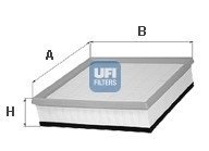 Воздушный фильтр UFI 30.540.00