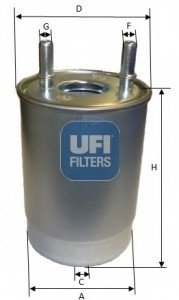 Топливный фильтр UFI 24.108.00