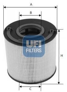Паливний фільтр UFI 26.085.00