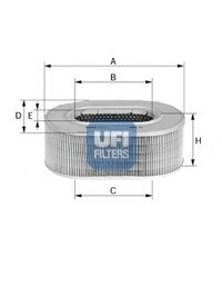 Повітряний фільтр UFI 27.258.00