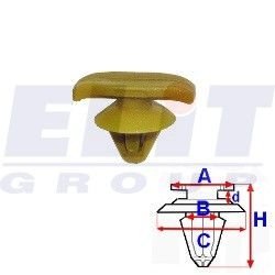 Клипса уплотнителя ELIT C60452