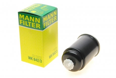 Топливный фильтр MANN (Манн) WK842/3 (фото 1)