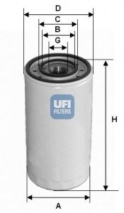 Масляний фільтр UFI 23.475.00 (фото 1)