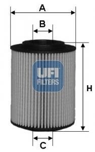 Масляний фільтр UFI 25.075.00 (фото 1)
