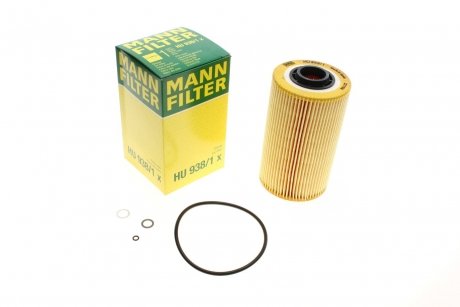 Фільтр оливний MANN-FILTER MANN (Манн) HU938/1X