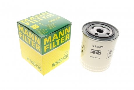 Масляный фильтр MANN (Манн) W930/20 (фото 1)