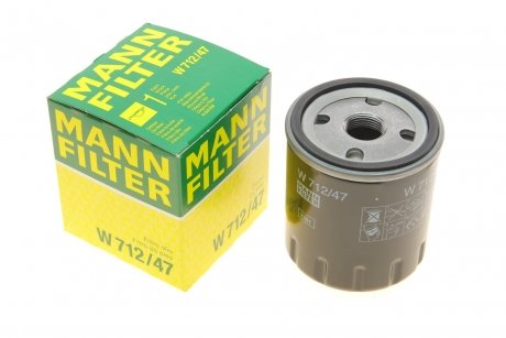 Масляный фильтр MANN (Манн) W712/47 (фото 1)