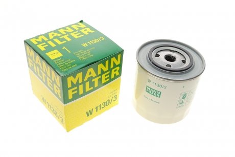 Масляний фільтр MANN (Манн) W1130/3 (фото 1)