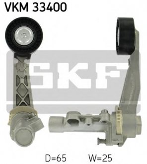 Натяжний ролик, поліклиновий ремінь SKF VKM 33400