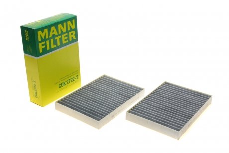 Фільтр салону вугільний MANN-FILTER MANN (Манн) CUK2722-2