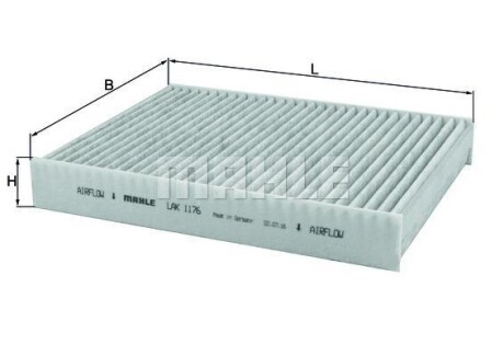 Фильтр салона KNECHT MAHLE\KNECHT LAK1176 (фото 1)