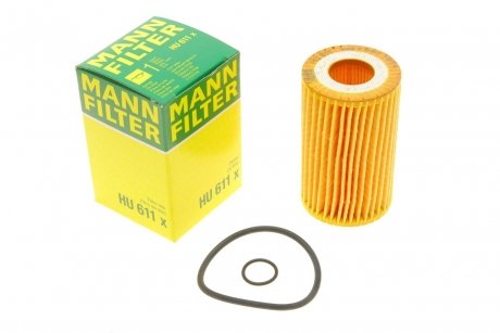 Масляный фильтр MANN (Манн) HU611X (фото 1)