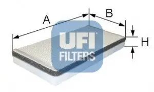 Фільтр, повітря у внутрішній простір UFI 53.059.00