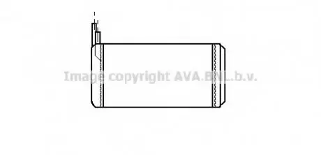 Радиатор печки AVA LC 6032