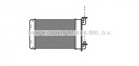 Радіатор опалювача BMW E30/Z1 88- 316->325 COOLING AVA BW 6022 (фото 1)