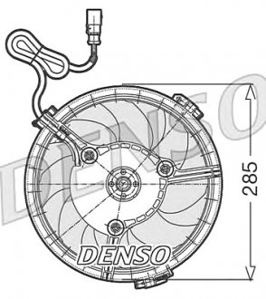 Вентилятор DENSO DER02005 (фото 1)