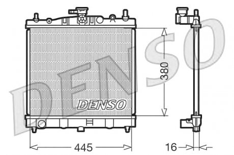 Радіатор DENSO DRM46002