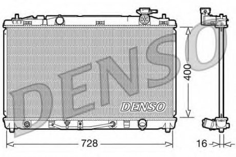 Конденсер DENSO DRM50042 (фото 1)