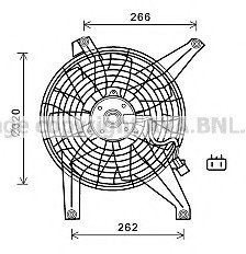 Вентилятор радіатора MITSUBISHI PAJERO (V60, 70) (00-) COOLING AVA MT 7528