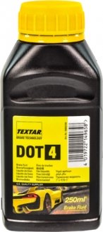 Гальмівна рідина DOT 4 0.25 л TEXTAR 95002100