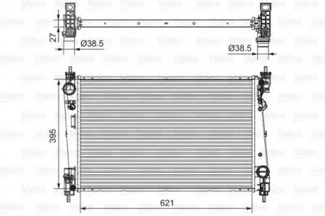 Радіатор VALEO 701655