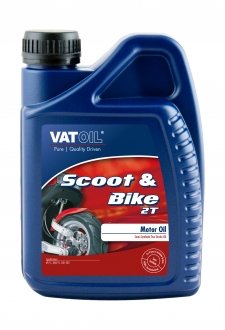 Моторное масло Scoot & Bike 2T 1л VATOIL 50236