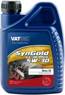 Моторна олива SynGold LL-III Plus 5W30 1 л VATOIL 50020 (фото 1)