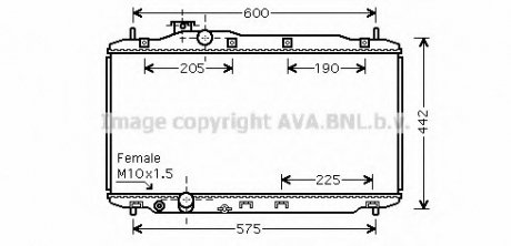 Радиатор AVA HD2189