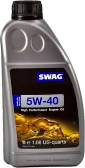 Масло моторное Engine Oil 5W-40 1л SWAG 15932936