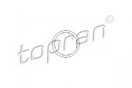 Прокладка фланца системы охлаждения 015 TOPRAN 100721