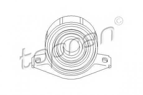 Опора карданного вала с подшипником 400080755 TOPRAN 400080