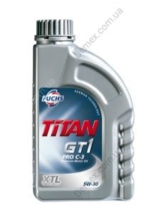 Масло моторное TITAN GT 1 PRO C-3 5W30 1л FUCHS TITAN GT 1 PRO C-3 5W30 1L (фото 1)