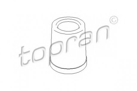 Пильовик переднього амортизатора 107670756 TOPRAN 107670 (фото 1)