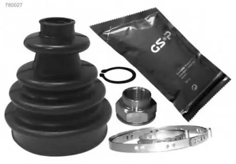 Фото запчасти Пыльник наружного ШРУСа (с гайкой) GSP 780027 Пыльник наружного ШРУСа (с гайкой) GSP 780027