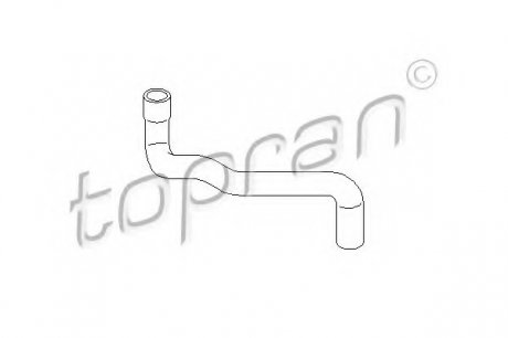 Патрубок системы охлаждения 109010755 TOPRAN 109010 (фото 1)