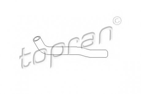Шланг радіатора TOPRAN 101452 (фото 1)