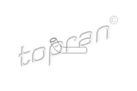 Шланг радіатора TOPRAN 100218 (фото 1)