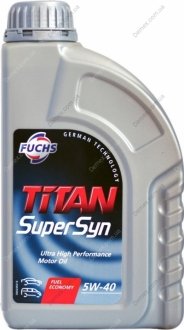 Олива для двигуна FUCHS TITAN SUPERSYN 5W40 1L