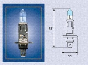 Лампа накаливания MAGNETI MARELLI H1 12 XL (фото 1)