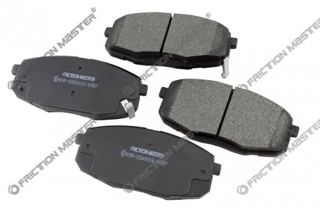 Колодки гальмівні дискові Brake Pads Premium FRICTION MASTER MKD1397 (фото 1)
