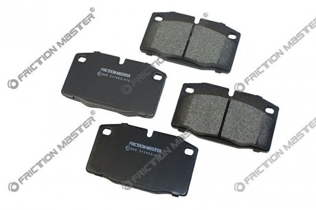 Колодки гальмівні дискові Brake Pads Premium FRICTION MASTER MKD1436 (фото 1)