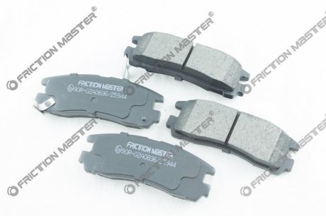 Колодки гальмівні дискові Brake Pads Premium FRICTION MASTER MKD383 (фото 1)