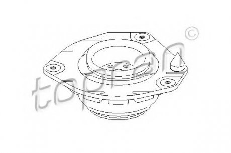 Опора амортизатора 700365755 TOPRAN 700365