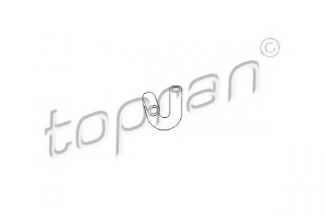 Патрубок радиатора 107304586 TOPRAN 107304 (фото 1)